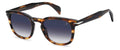 David Beckham DB1221/S #colour_brown-horn-dark-blue-gradient