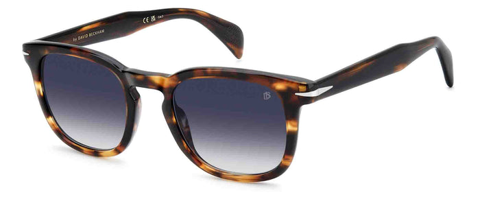 David Beckham DB1221/S #colour_brown-horn-dark-blue-gradient