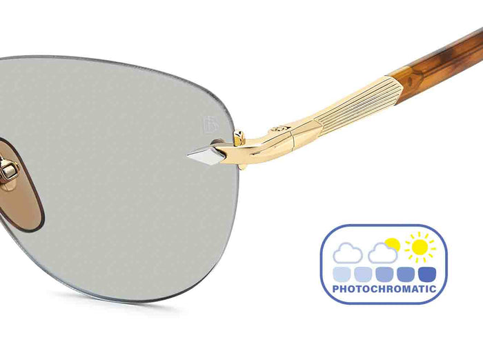 David Beckham DB1224/S #colour_gold-horn-green-photochromic