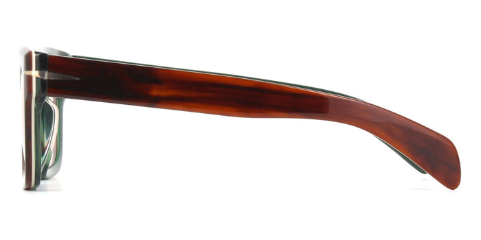 David Beckham DB7100/S/LE #colour_dark tortoise with green crystal/light brown with photochromic