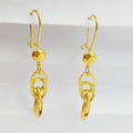 Deluxe Cuban Links Earrings  Made Of 21K Yellow Gold by Saeed Jewelry-28724