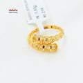 Deluxe Engraved Ring Made of 21K Gold by Saeed Jewelry