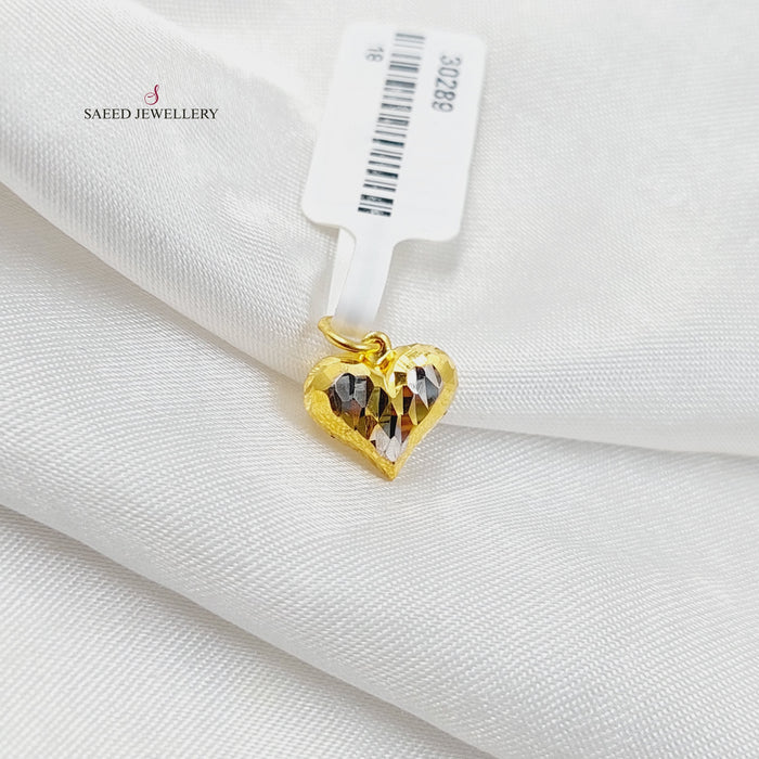 Deluxe Heart Pendant  Made Of 21K by Saeed Jewelry-30289