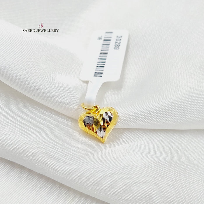 Deluxe Heart Pendant  Made Of 21K by Saeed Jewelry-30289