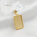 Deluxe Islamic Pendant  Made Of 21K Yellow Gold by Saeed Jewelry-30418