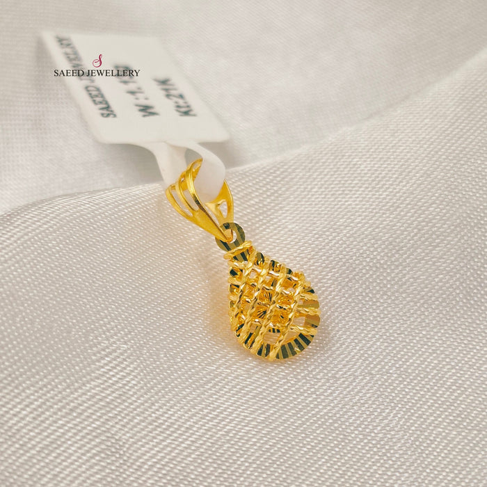21K تعليقة خفيف اكسترا-مجوهرات الشيخ سعيد-Saeed Jewelry