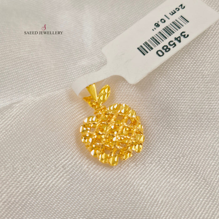 21K تعليقة خفيف اكسترا-مجوهرات الشيخ سعيد-Saeed Jewelry