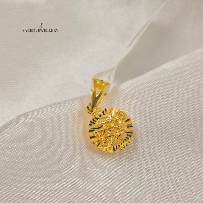 21K تعليقة خفيف اكسترا-مجوهرات الشيخ سعيد-Saeed Jewelry