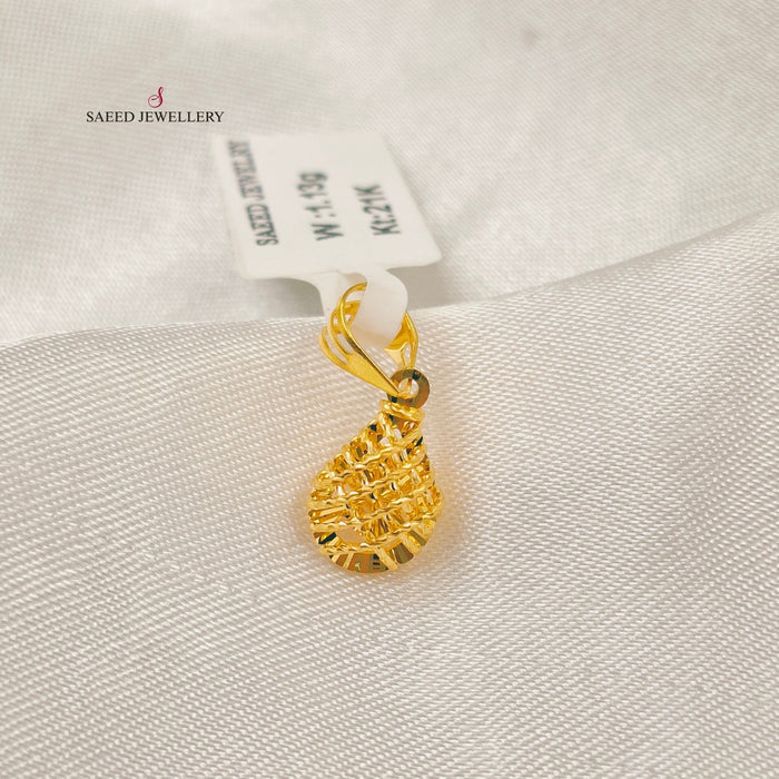 21K تعليقة خفيف اكسترا-مجوهرات الشيخ سعيد-Saeed Jewelry