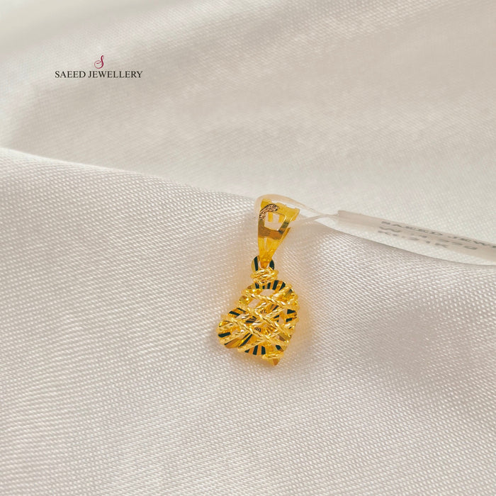 21K تعليقة خفيف اكسترا-مجوهرات الشيخ سعيد-Saeed Jewelry