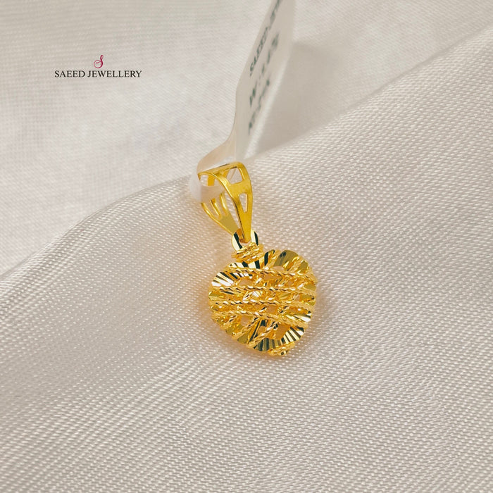 21K تعليقة خفيف اكسترا-مجوهرات الشيخ سعيد-Saeed Jewelry