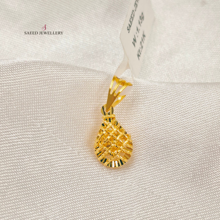 21K تعليقة خفيف اكسترا-مجوهرات الشيخ سعيد-Saeed Jewelry