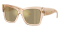 Dolce&Gabbana DG4493 #colour_camel crystal/clear with real yellow gold mirror