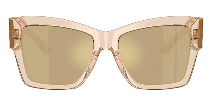 Dolce&Gabbana DG4493 #colour_camel crystal/clear with real yellow gold mirror