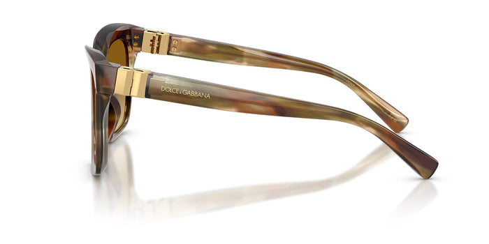 Dolce&Gabbana DG4498 #colour_striped ochre/light yellow to light brown gradient