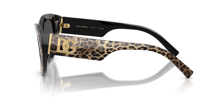 Dolce&Gabbana DG4514 #colour_leo brown on black/dark grey