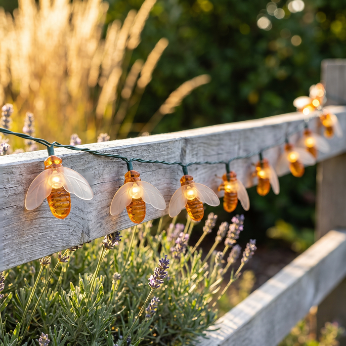 Doris' Handmade Bee String Lights