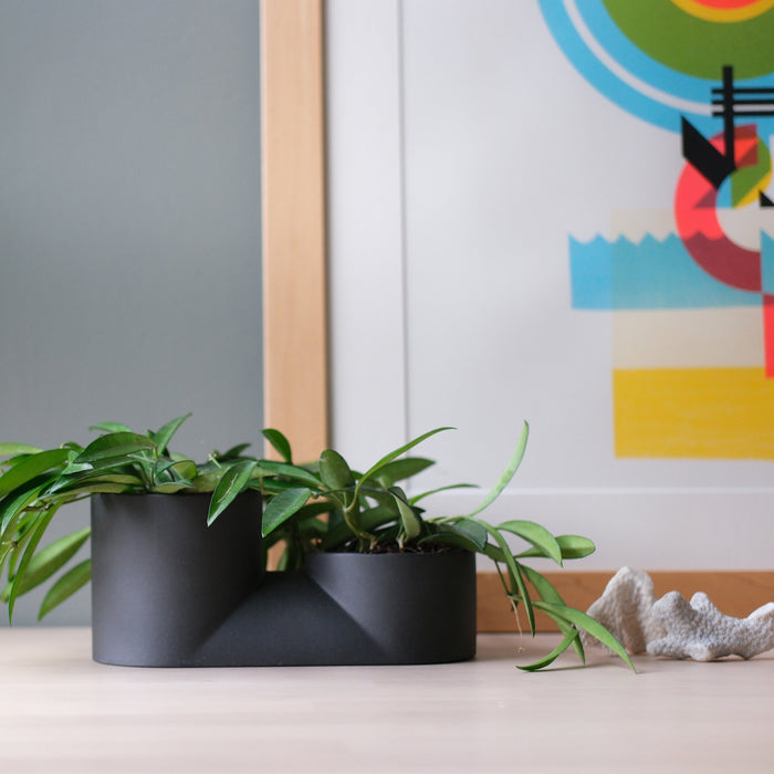 Double Planter – Handmade Ceramic