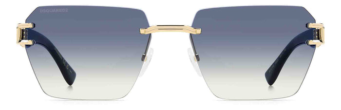 DSQUARED2 D2 0173/S Gold/Azure Gradient #colour_gold-azure-gradient