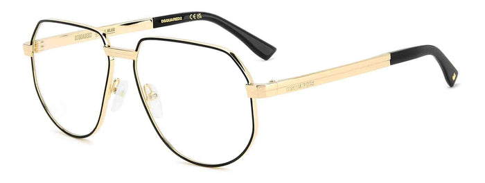 DSQUARED2 D2 0194 #colour_black-gold