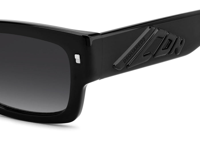 DSQUARED2 ICON 0027/S Black/Dark Grey Gradient #colour_black-dark-grey-gradient