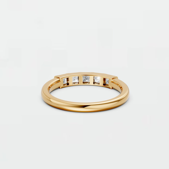 Elara Open Baguette Lab Grown Diamond Stacking Band