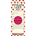 Emma Bridgewater Hearts Full of Love Magnetic Calendar 2027
