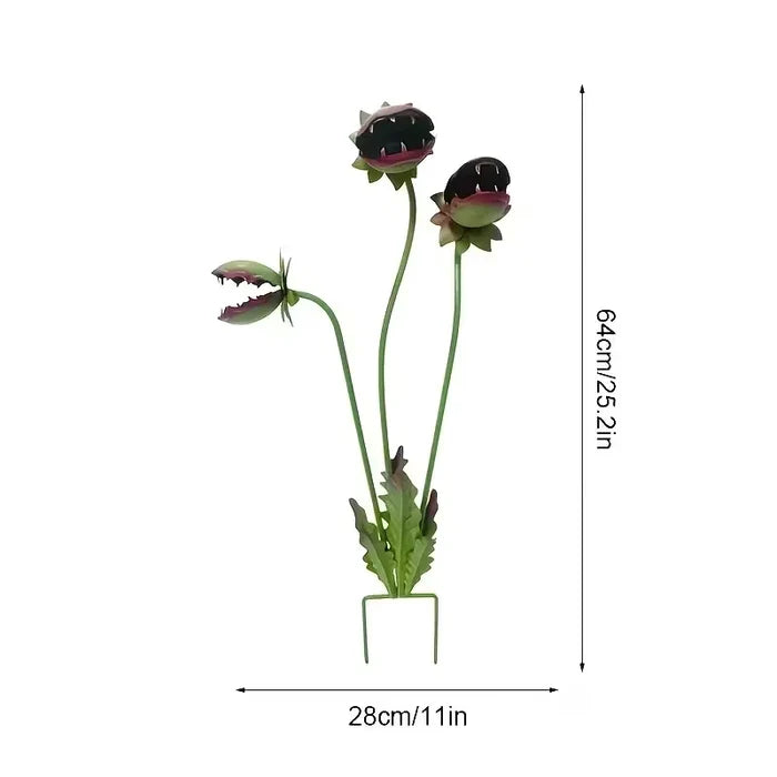 Emmett's Iron Carnivorous Plant - Garden Decor