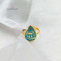 21K Enamel children's Ring Made of 21K Yellow Gold by Saeed Jewelry-27182