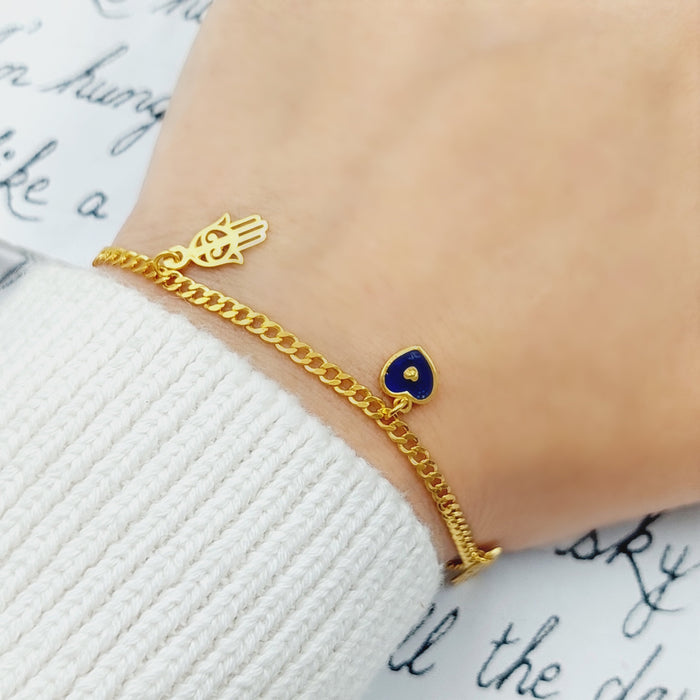 21K EnamelHand Cover Made of 21K Yellow Gold by Saeed Jewelry-25294
