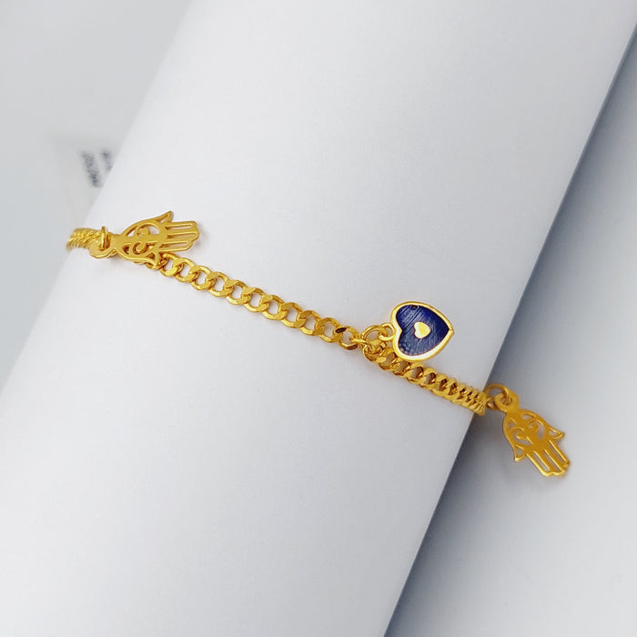 21K EnamelHand Cover Made of 21K Yellow Gold by Saeed Jewelry-25294