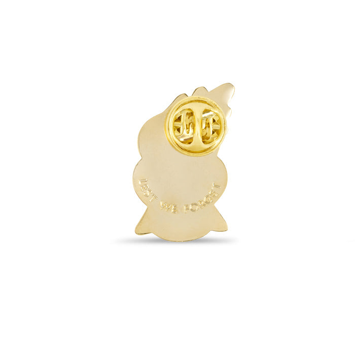 End of the Second World War 80 Years Poppy Lapel Pin