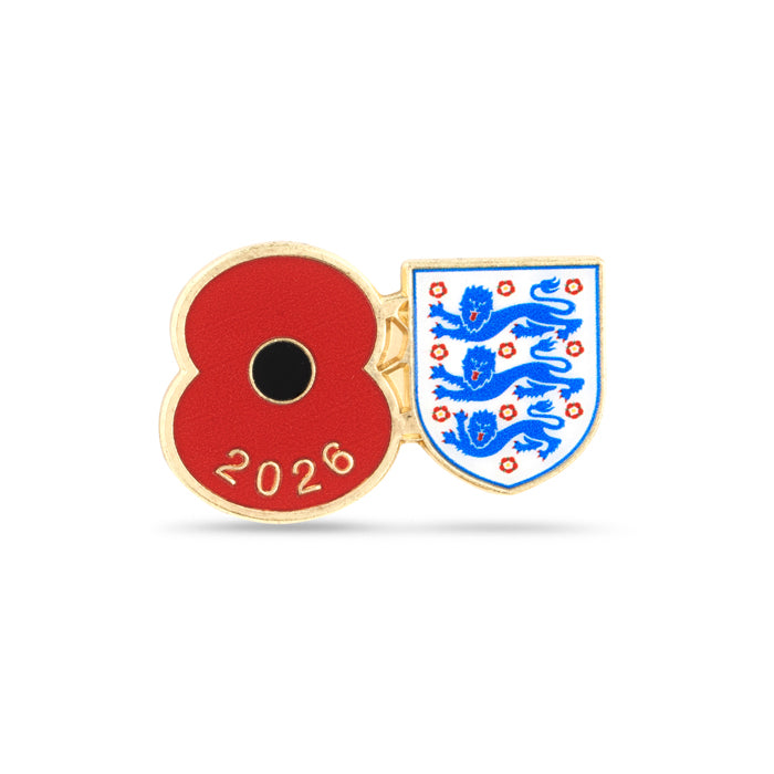 England Poppy Football Pin 2026