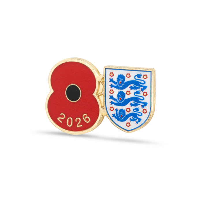 England Poppy Football Pin 2026