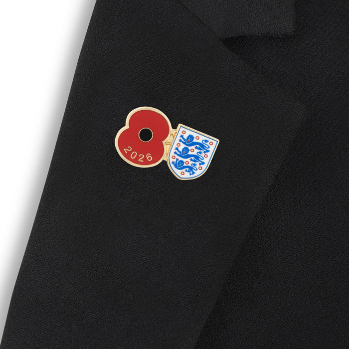 England Poppy Football Pin 2026