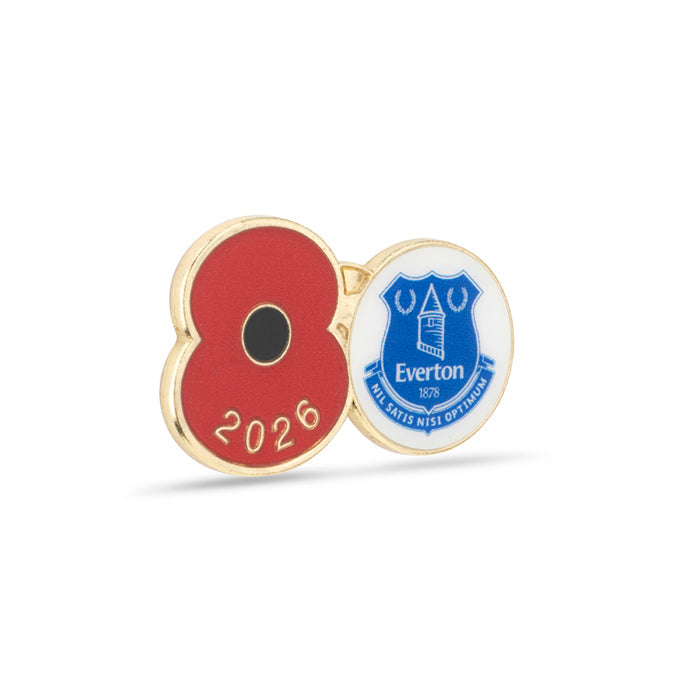 Everton Poppy Football Pin 2026