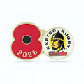 Exeter Chiefs Poppy Rugby Pin 2026