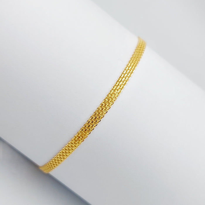21K Fancy Bracelet Made of 21K Yellow Gold by Saeed Jewelry-25264