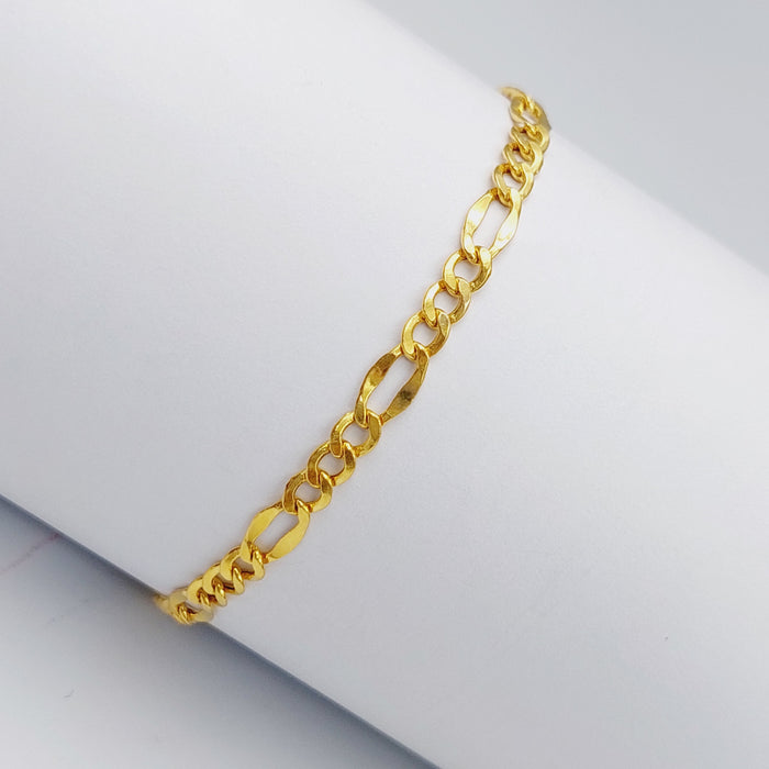 21K Fancy Bracelet Made of 21K Yellow Gold by Saeed Jewelry-25272