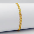 Fancy Bracelet Made Of 21K Yellow Gold by Saeed Jewelry-28455