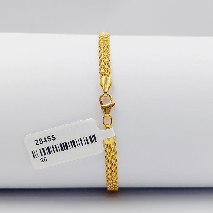 Fancy Bracelet Made Of 21K Yellow Gold by Saeed Jewelry-28455