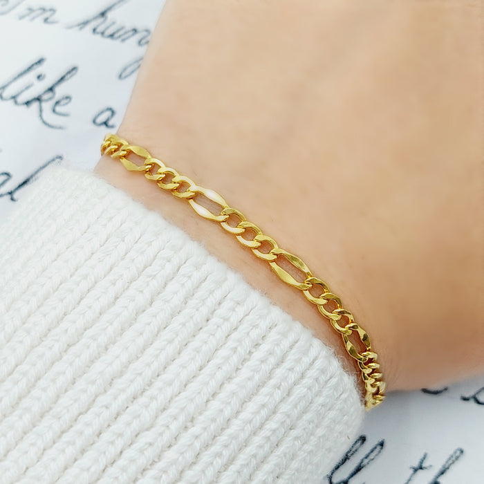 21K Fancy Bracelet Made of 21K Yellow Gold by Saeed Jewelry-25272
