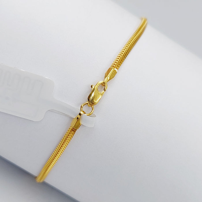 21K Fancy Bracelet Made of 21K Yellow Gold by Saeed Jewelry-25266