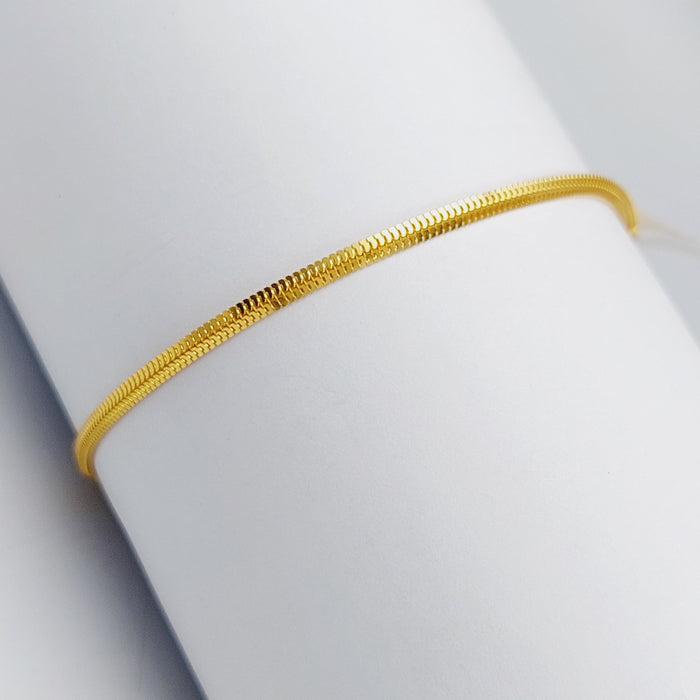 21K Fancy Bracelet Made of 21K Yellow Gold by Saeed Jewelry-25266