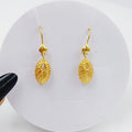 21K Fancy Earrings Made of 21K Yellow Gold by Saeed Jewelry-26479