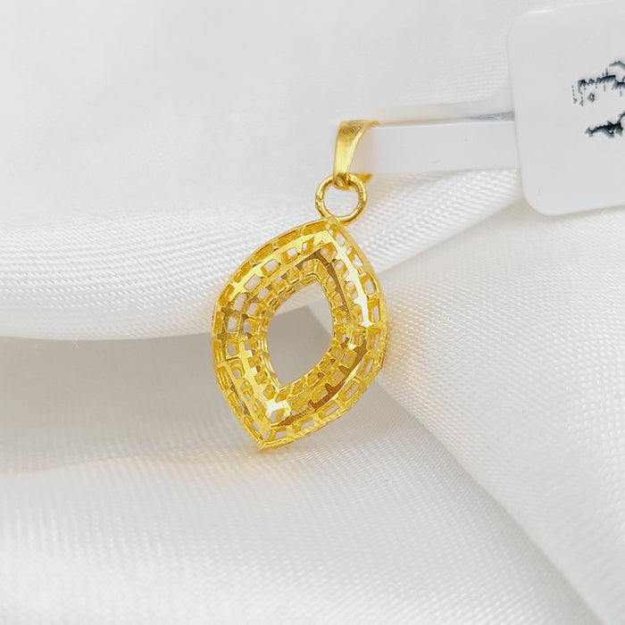 21K Fancy Pendant Made of 21K Yellow Gold by Saeed Jewelry-26887