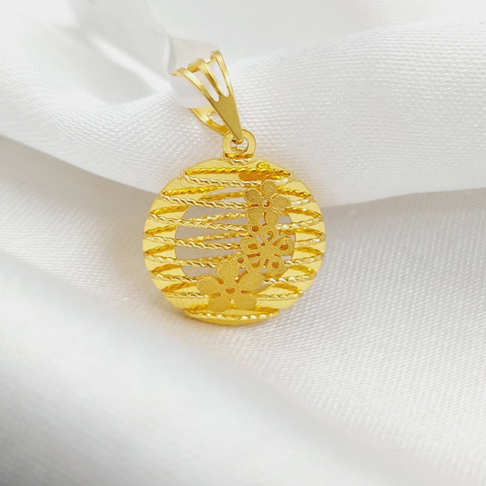 21K Fancy Pendant Made of 21K Yellow Gold by Saeed Jewelry-25462