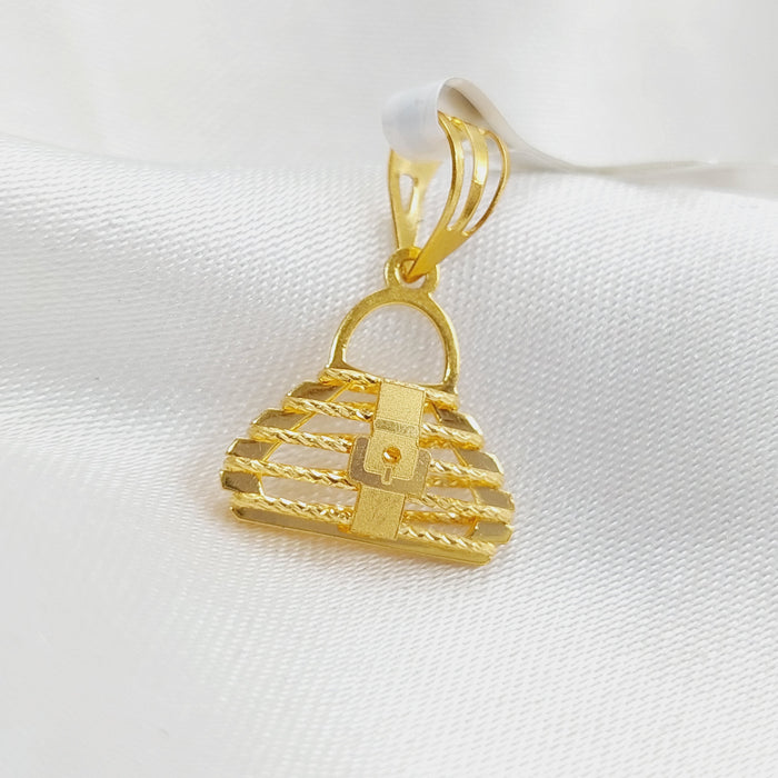 21K Fancy Pendant Made of 21K Yellow Gold by Saeed Jewelry-25464