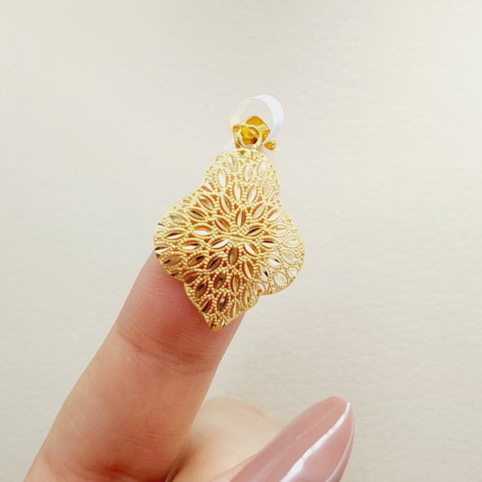 21K Fancy Pendant Made of 21K Yellow Gold by Saeed Jewelry-26911