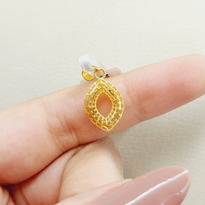 21K Fancy Pendant Made of 21K Yellow Gold by Saeed Jewelry-26887